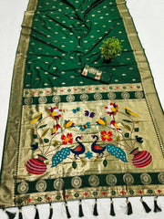 Traditional Paithani Soft Paithani Silk Rich Pallu Saree