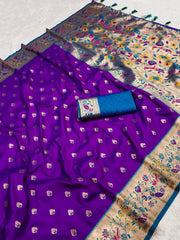 Traditional Wedding Paithani Soft Silk Saree