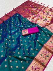 Traditional Wedding Paithani Soft Silk Saree