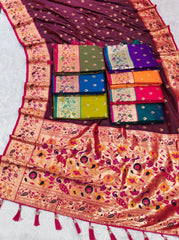 Traditional Wedding Paithani Soft Silk Saree