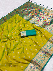 Traditional Wedding Paithani Soft Silk Saree
