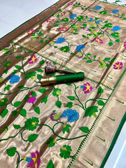 Pure Silk Kanchipuram Full Body Weaving Wedding Special Saree