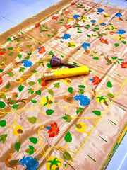 Pure Silk Kanchipuram Full Body Weaving Wedding Special Saree