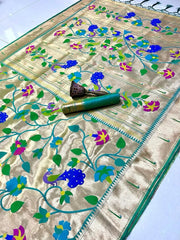 Pure Silk Kanchipuram Full Body Weaving Wedding Special Saree