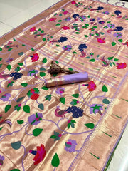 Pure Silk Kanchipuram Full Body Weaving Wedding Special Saree