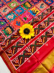 Handloom Silk Patan Patola Printed Saree