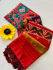 Handloom Silk Patan Patola Printed Saree