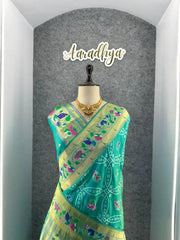Bandhani Patola Silk Paithani Saree