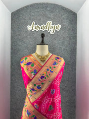 Bandhani Patola Silk Paithani Saree