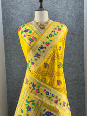 Bandhani Patola Silk Paithani Saree