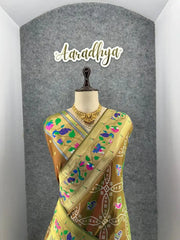 Bandhani Patola Silk Paithani Saree