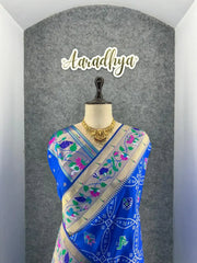 Bandhani Patola Silk Paithani Saree