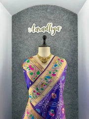Bandhani Patola Silk Paithani Saree