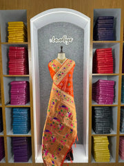 Bandhani Patola Silk Paithani Saree