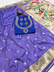 Pure Kanchivaram Paithani Silk Saree | Wedding Saree