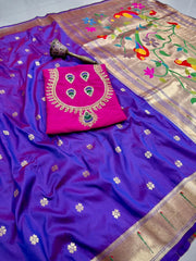 Pure Kanchivaram Paithani Silk Saree | Wedding Saree