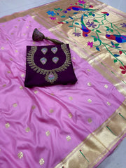 Pure Kanchivaram Paithani Silk Saree | Wedding Saree