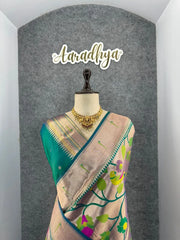 Pure Silk Kanchipuram Full Body Weaving Wedding Special Saree