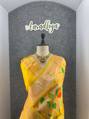 Pure Silk Kanchipuram Full Body Weaving Wedding Special Saree