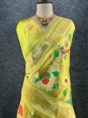 Pure Silk Kanchipuram Full Body Weaving Wedding Special Saree