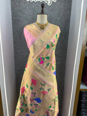 Pure Silk Kanchipuram Full Body Weaving Wedding Special Saree