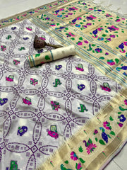 Bandhani Patola Silk Paithani Saree