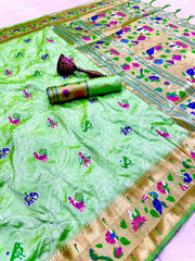 Bandhani Patola Silk Paithani Saree