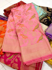 Banarasi Khadi Georgette Trending Saree