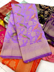 Banarasi Khadi Georgette Trending Saree