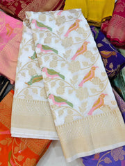 Banarasi Khadi Georgette Trending Saree