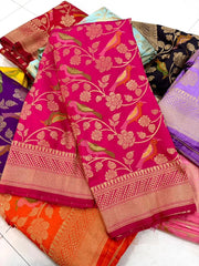 Banarasi Khadi Georgette Trending Saree