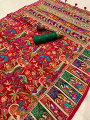 Pure Viscose Gajji Silk Pashmina Saree – Premium Silk Saree