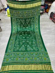Premium Pure Gaji Silk Bandhani Dupatta