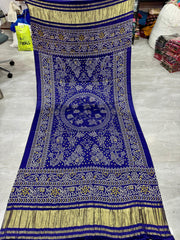 Premium Pure Gaji Silk Bandhani Dupatta
