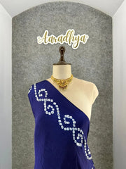 Ek Dani Bandhani With Pure Lagadi Patta Saree
