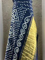 Ek Dani Bandhani With Pure Lagadi Patta Saree