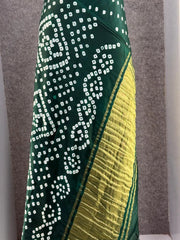 Ek Dani Bandhani With Pure Lagadi Patta Saree