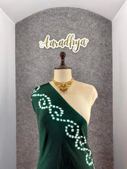 Ek Dani Bandhani With Pure Lagadi Patta Saree