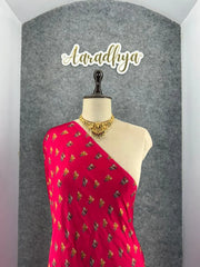 Pure Modal Silk Nakshi Pallu & Ajrakh Border Saree