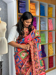 Latest Shilpa Shetty Inspired Designer Patola Printed Saree