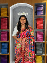 Latest Shilpa Shetty Inspired Designer Patola Printed Saree