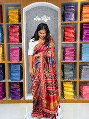 Latest Shilpa Shetty Inspired Designer Patola Printed Saree