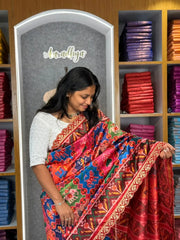 Latest Shilpa Shetty Inspired Designer Patola Printed Saree