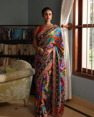 Latest Shilpa Shetty Inspired Designer Patola Printed Saree
