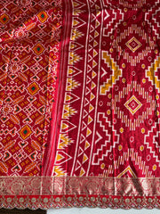 Premium Banarasi Silk Patola Printed Saree