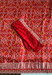 Premium Banarasi Silk Patola Printed Saree