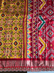 Premium Banarasi Silk Patola Printed Saree