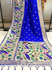 Pure Soft Silk Big Border Paithani Saree