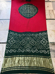 Gaji Silk Original Bandhani Saree
