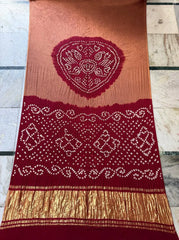 Gaji Silk Original Bandhani Saree